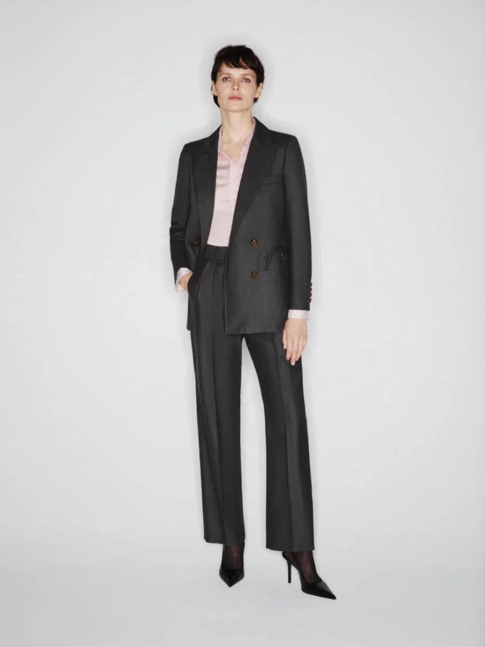 Astoria Grey Everyday Wool Blazer - Image 2
