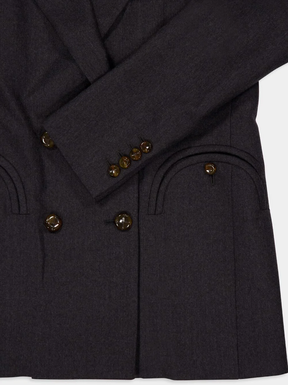 Astoria Grey Everyday Wool Blazer - Image 5