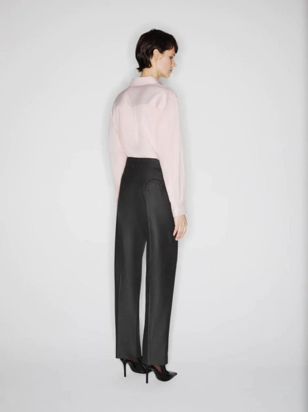 Astoria Grey Fox Pleated Pants - Image 3