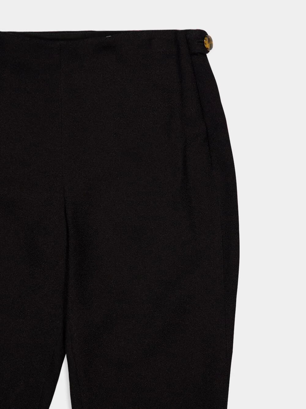 Black Morelia Cropped Flare Pants - Image 4
