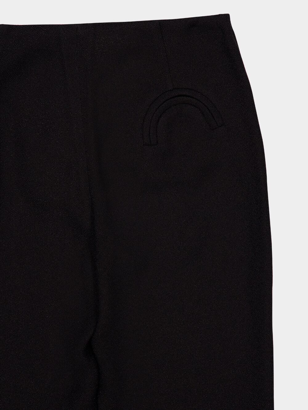 Black Morelia Cropped Flare Pants - Image 5