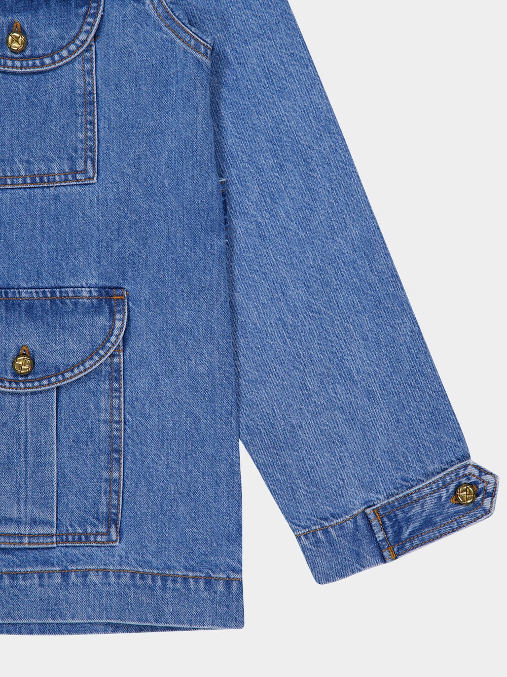 Blue Denim Sahariana Jacket - Image 6
