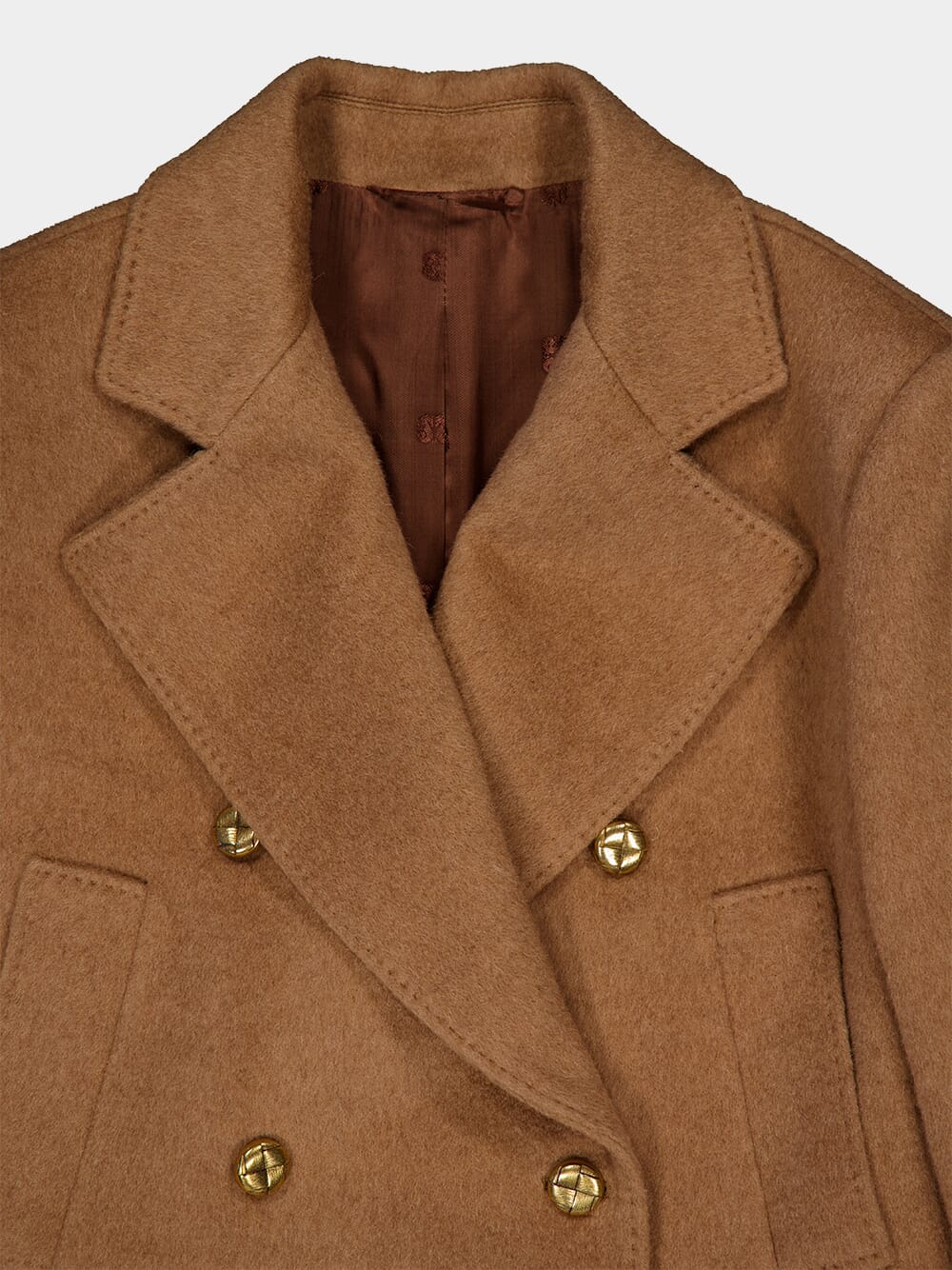 Mylius Double-Breasted Camel Coat - Image 5