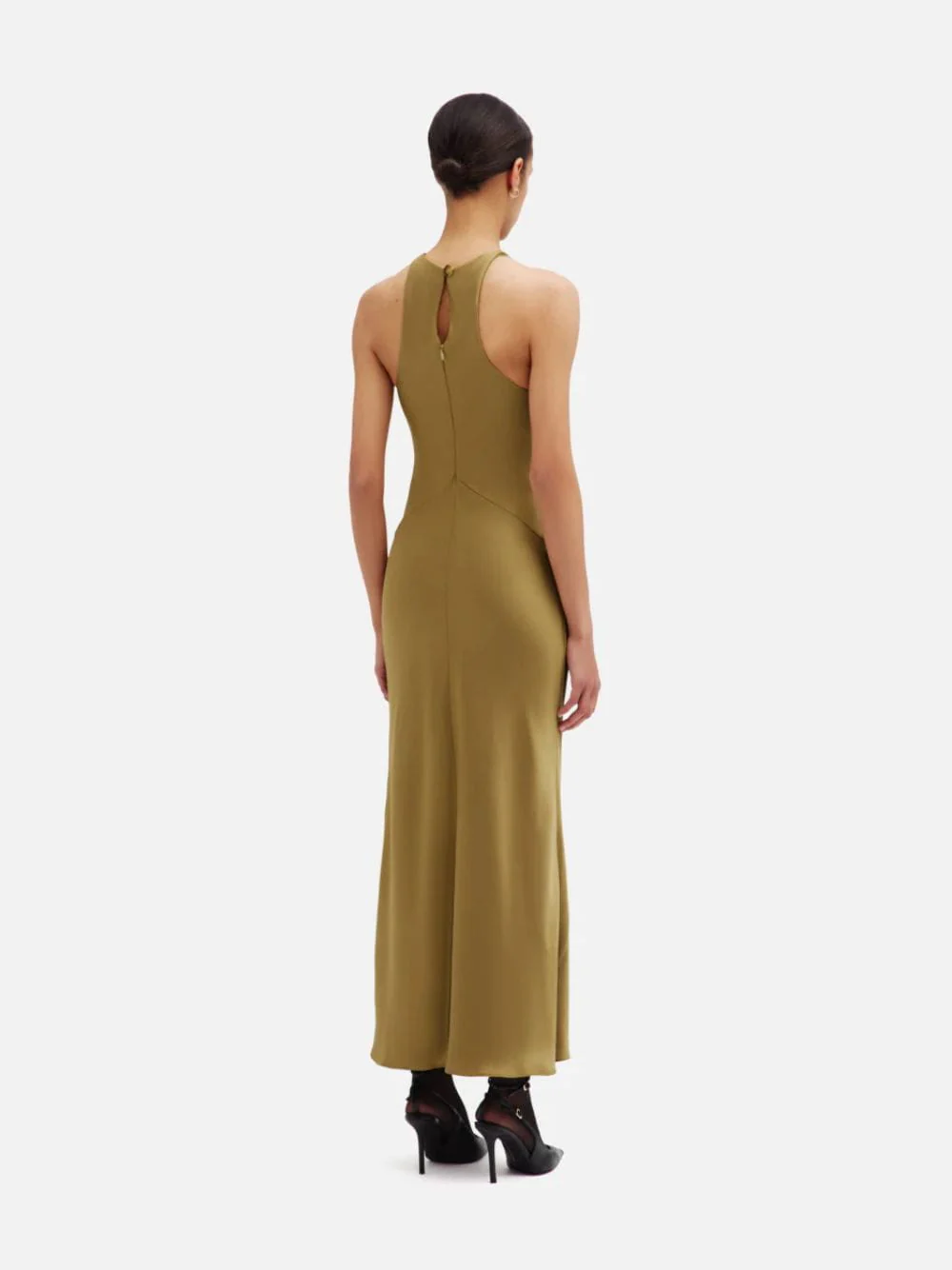 Dijon Skyros Satin Maxi Dress - Image 4