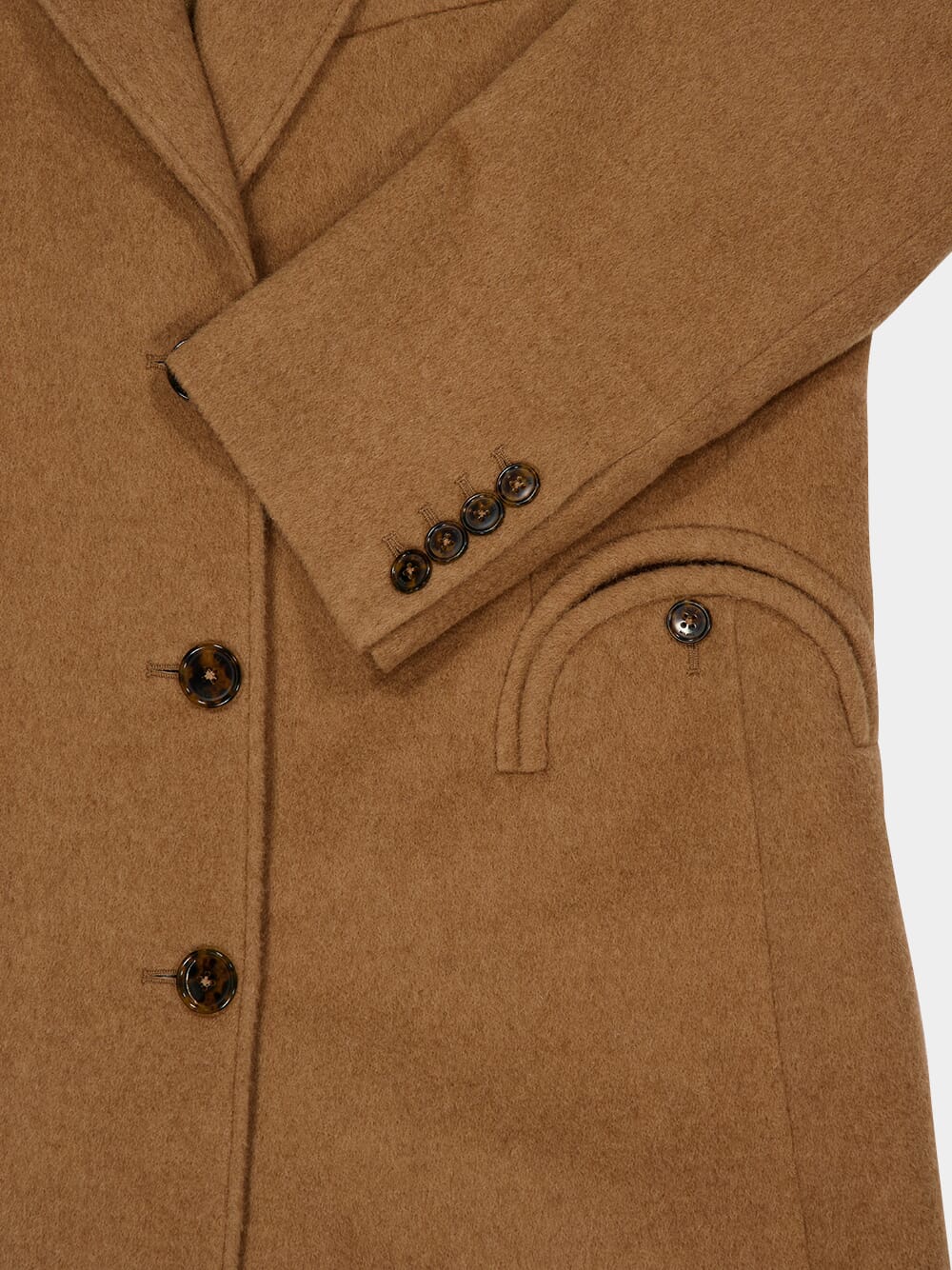 Mylius Camel Hair Oversized Coat - Image 6