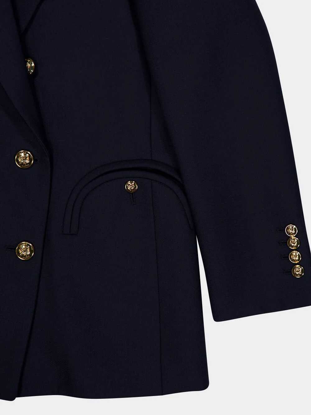 Navy Double-Breasted Everynight Blazer - Image 6