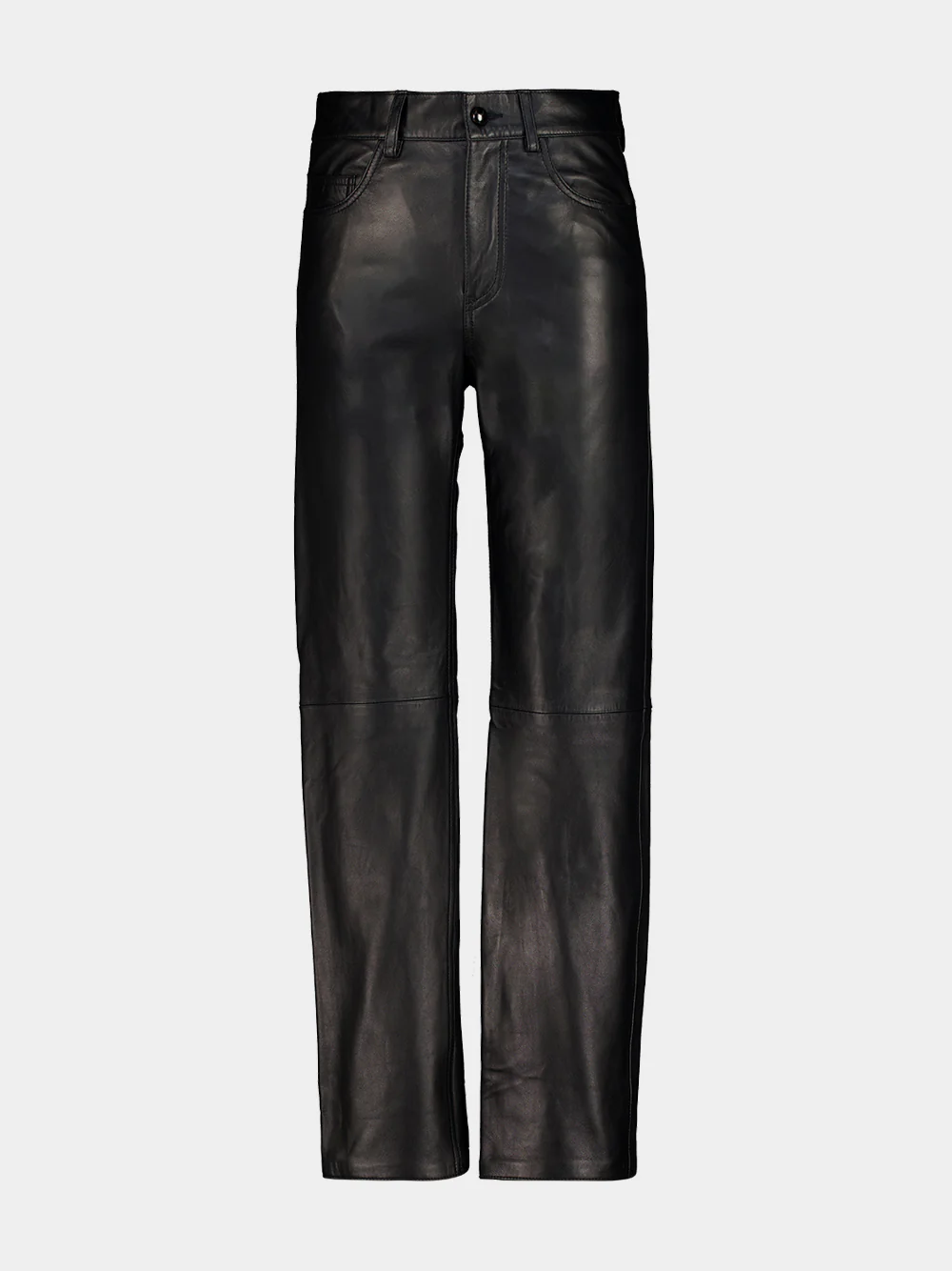 Paso Vegas Baby Black Leather Pants