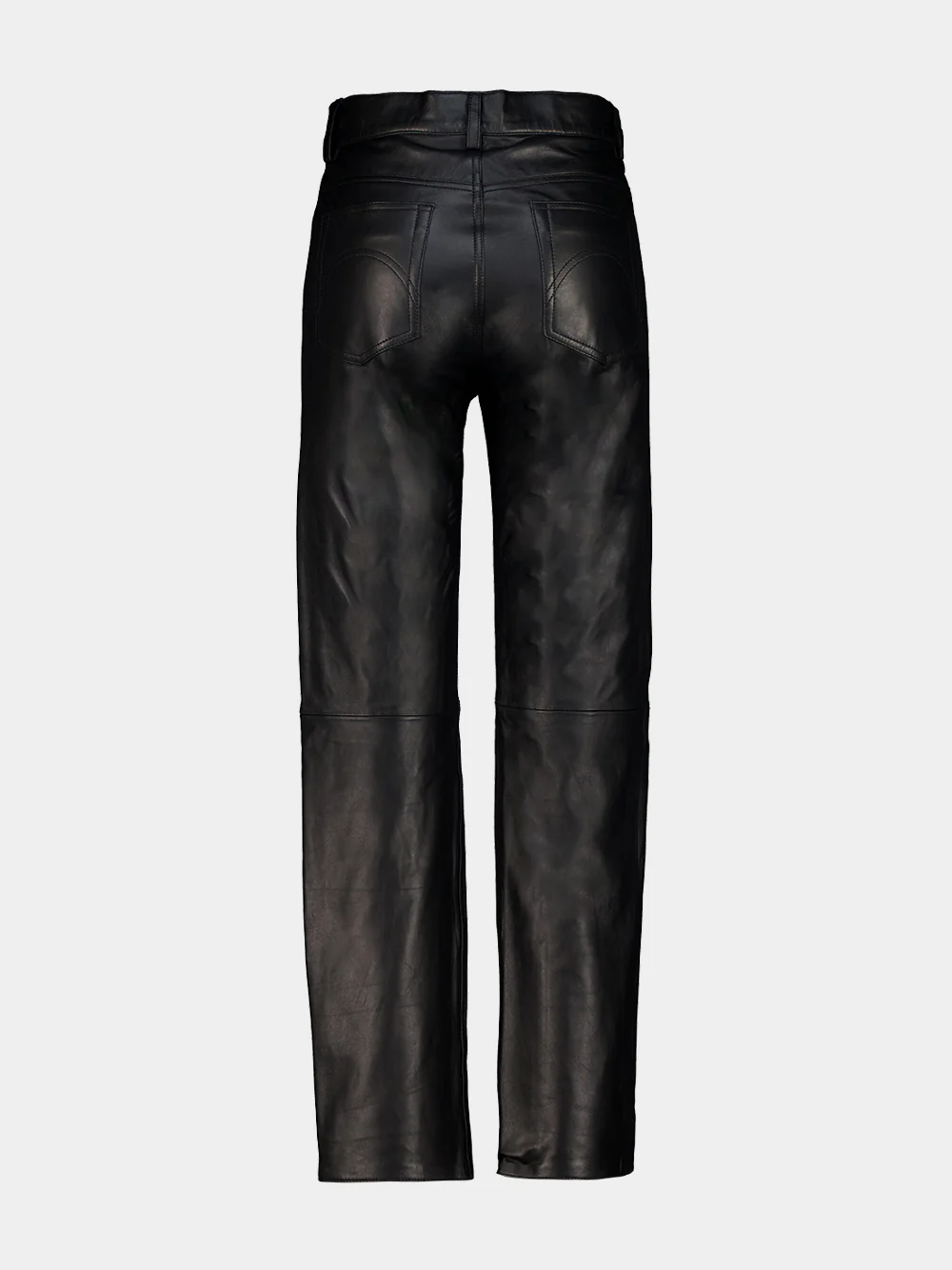 Paso Vegas Baby Black Leather Pants - Image 3