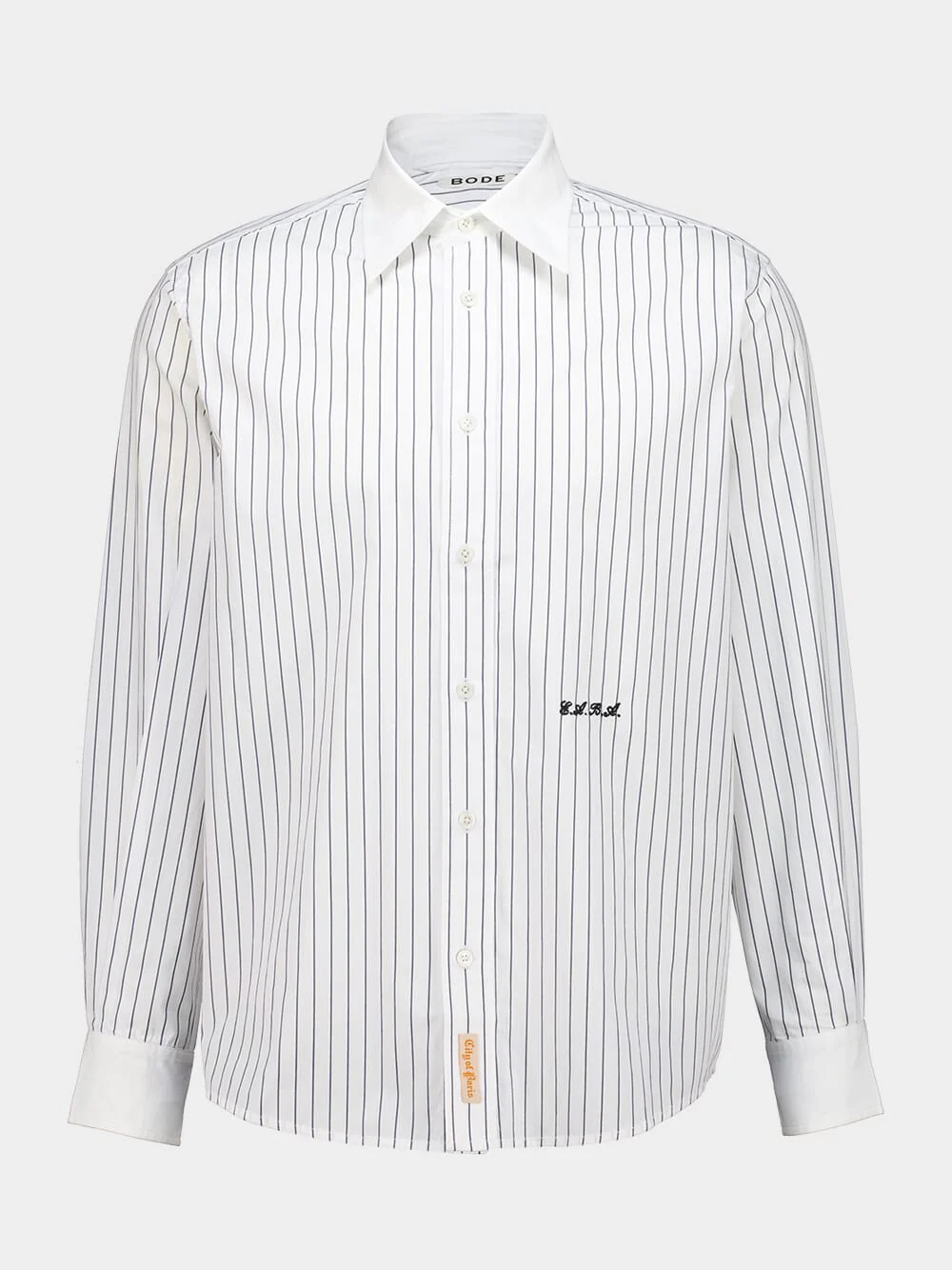 Black and White Steamboat Stripe Shirt