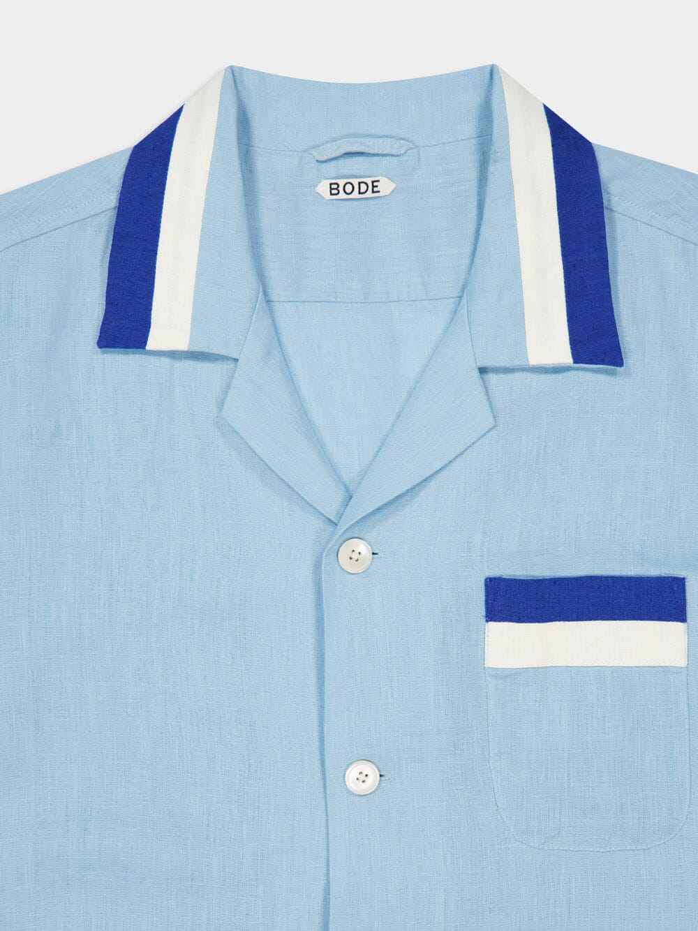 Blue Seedling Stripe Shirt - Image 4