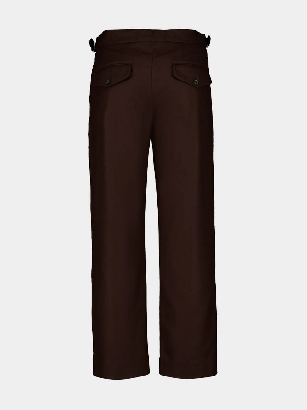 Brown Bramble Side-Buckle Trousers - Image 2