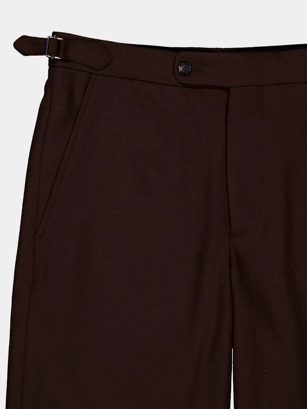 Brown Bramble Side-Buckle Trousers - Image 3