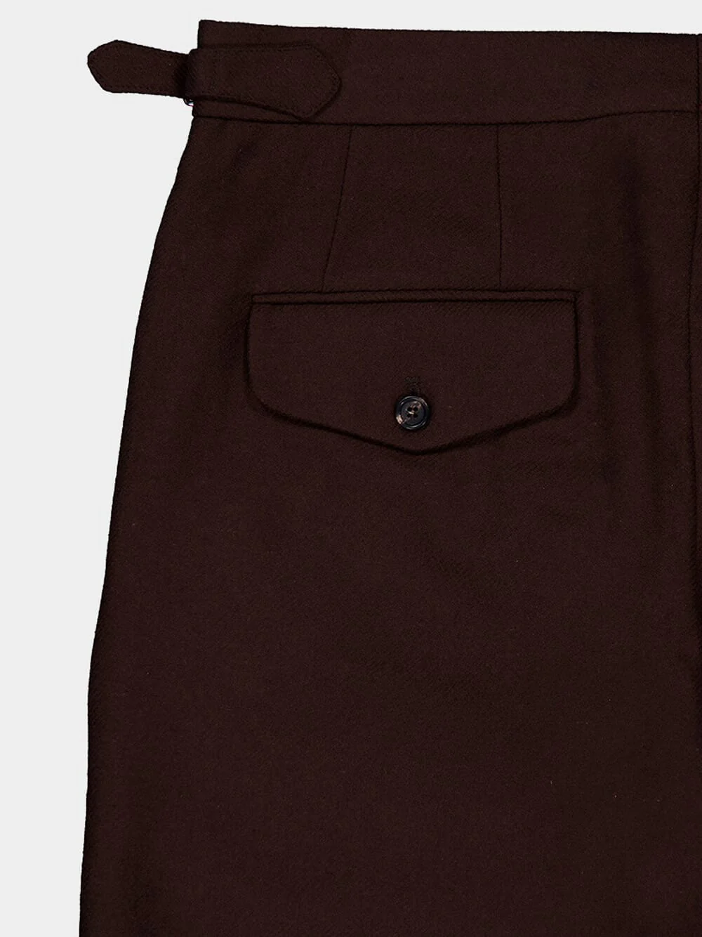 Brown Bramble Side-Buckle Trousers - Image 4