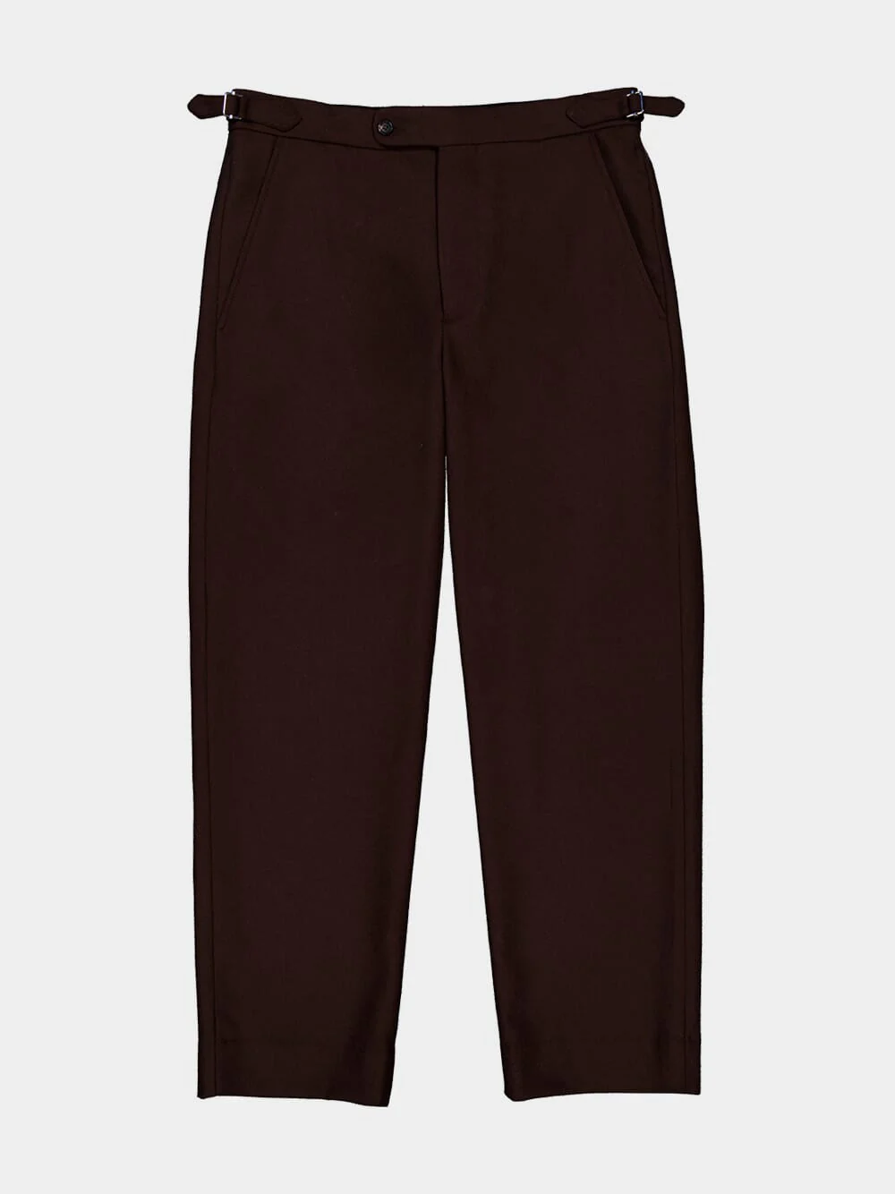 Brown Bramble Side-Buckle Trousers - Image 5