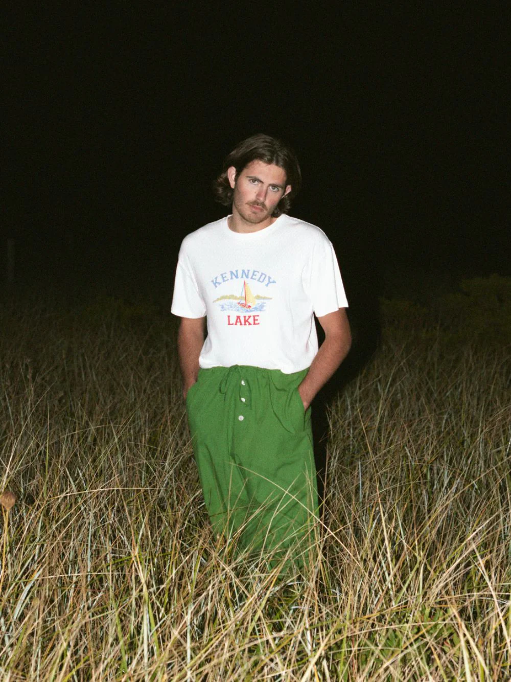 Cream Kennedy Lake T-Shirt