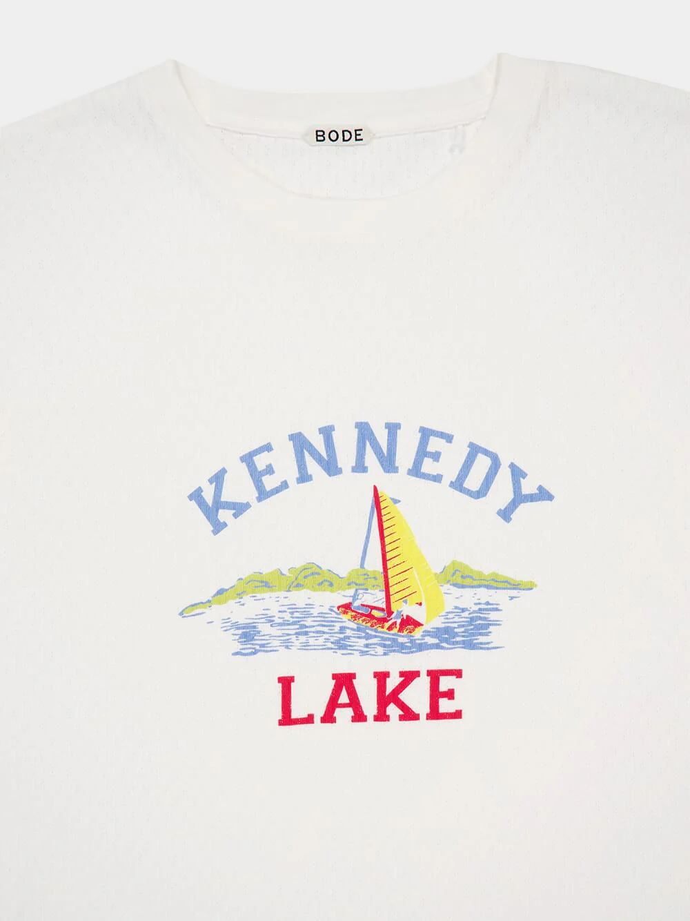 Cream Kennedy Lake T-Shirt - Image 6