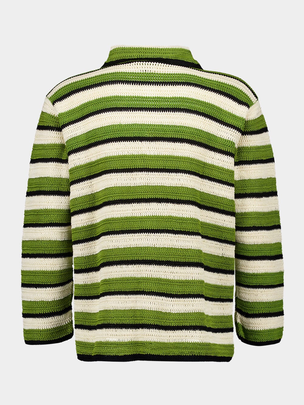 Striped Weedy Crochet Shirt - Image 4