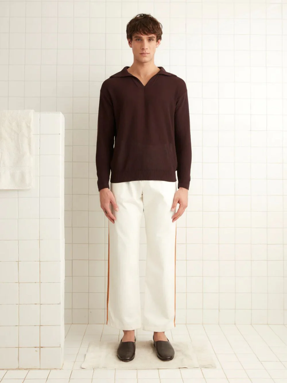 White Baseball Pajama Pants - Image 2