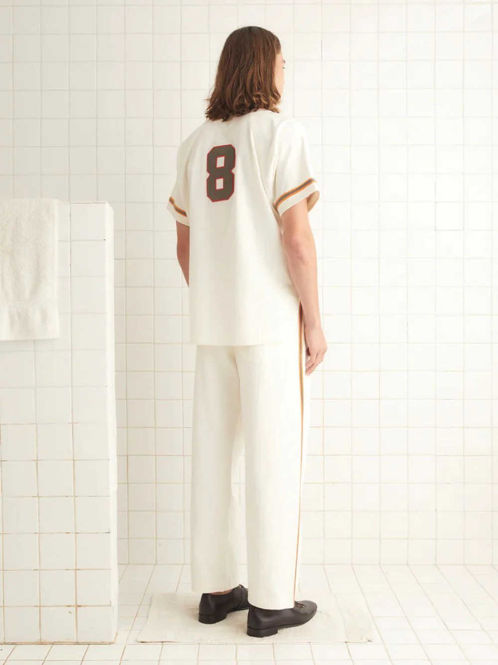 White Baseball Shirt - Image 4