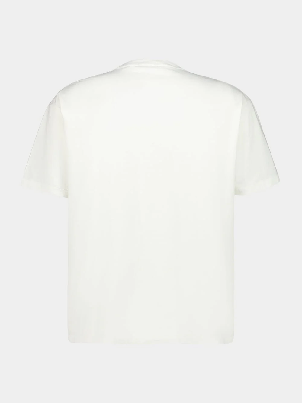 Cream Portrait Pocket Cotton T-Shirt - Image 3