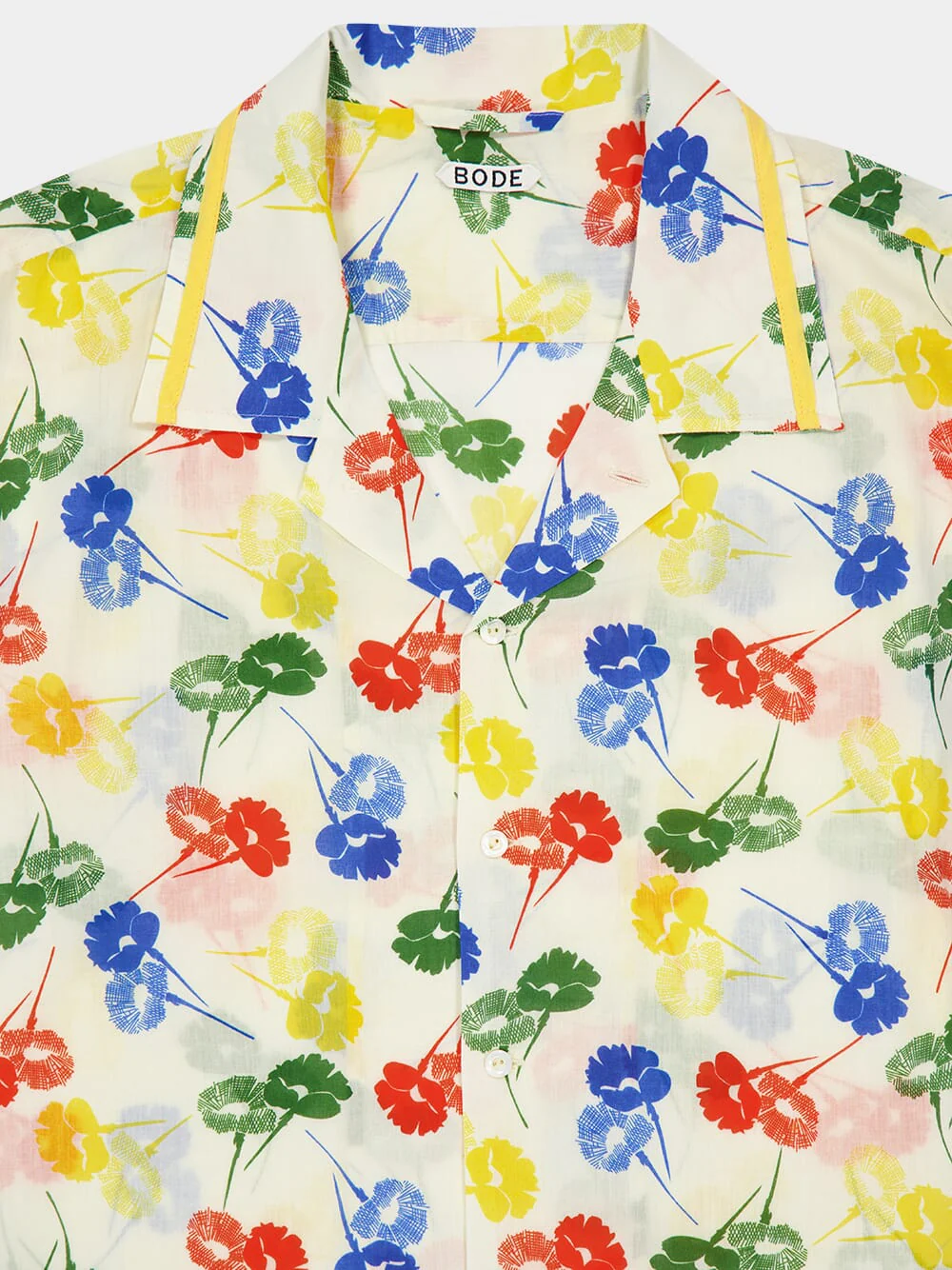 Flower Stamp Long Sleeve Shirt - Image 3