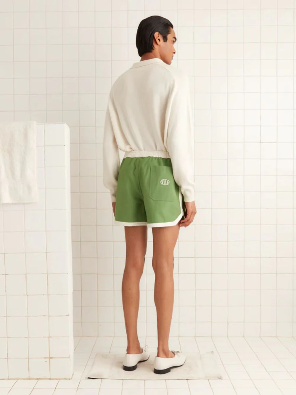 Green Euro Gym Shorts - Image 4