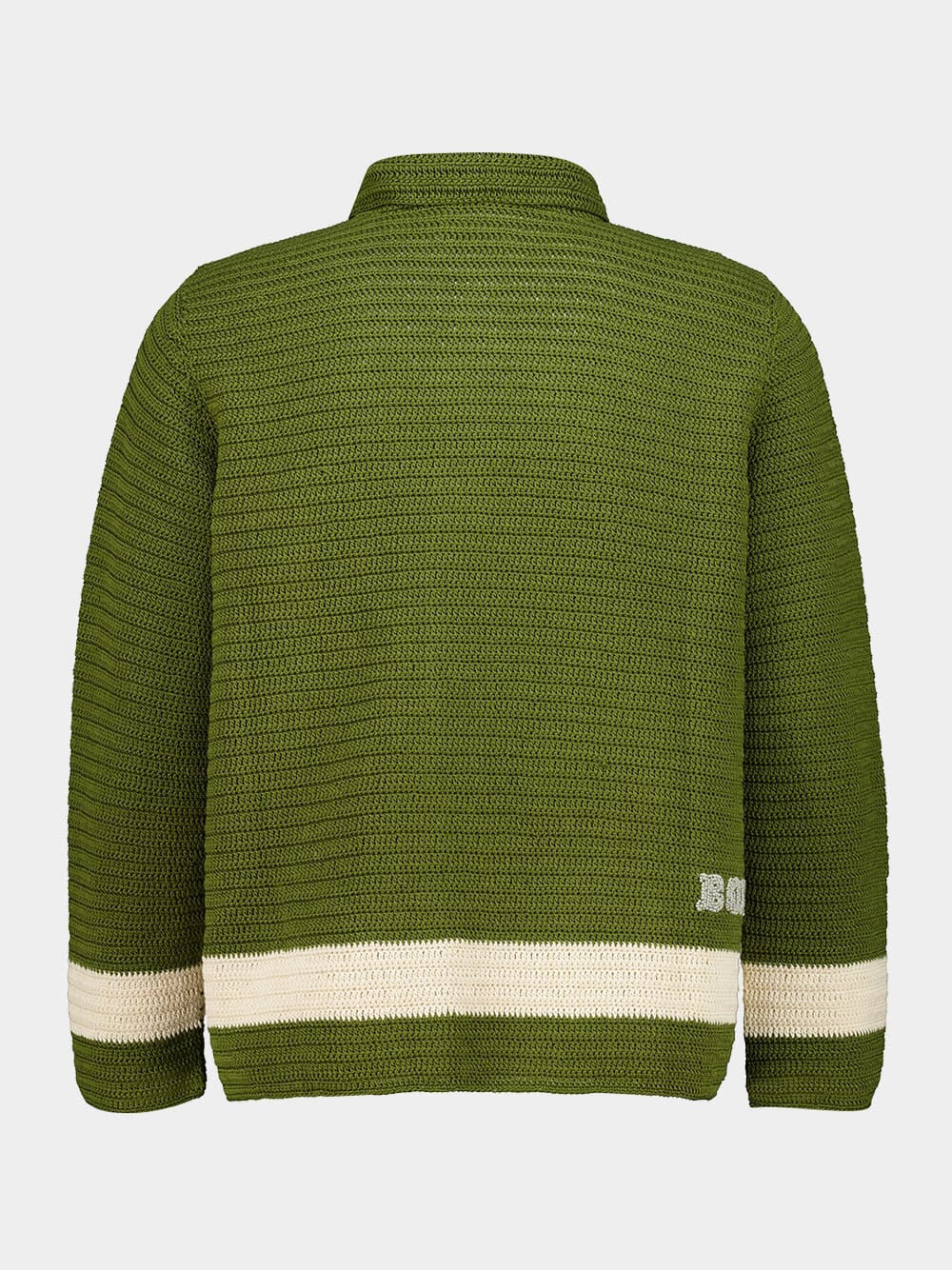 Green Marsh Crochet Long Sleeve Shirt - Image 3