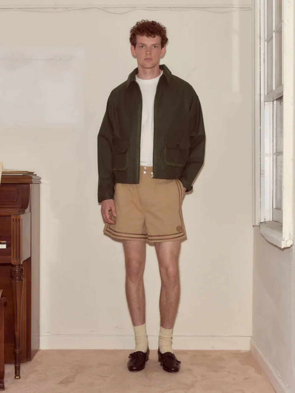 Green Waxed Coach's Jacket