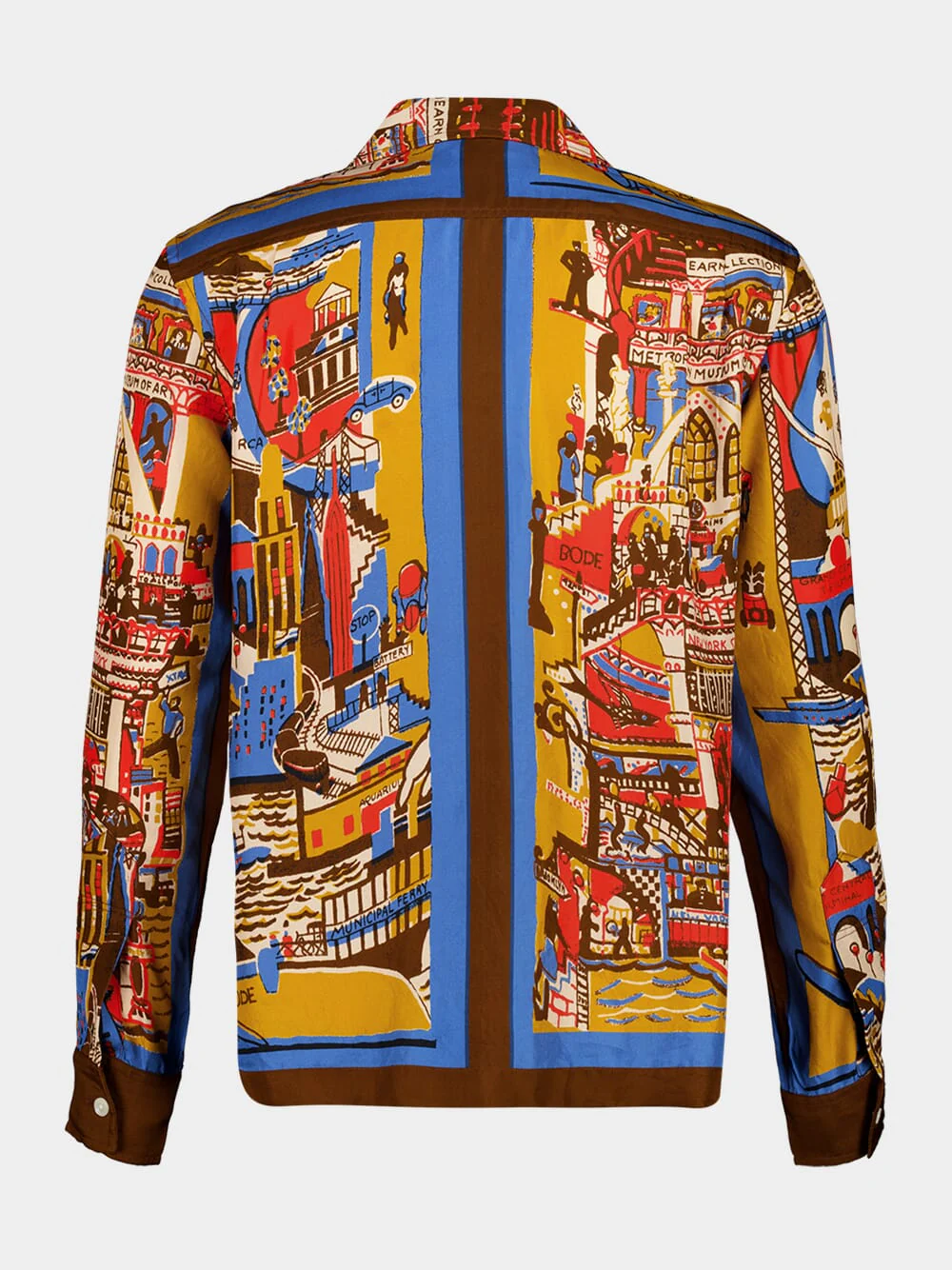 Manhattan Island Silk Long Sleeve Shirt - Image 4