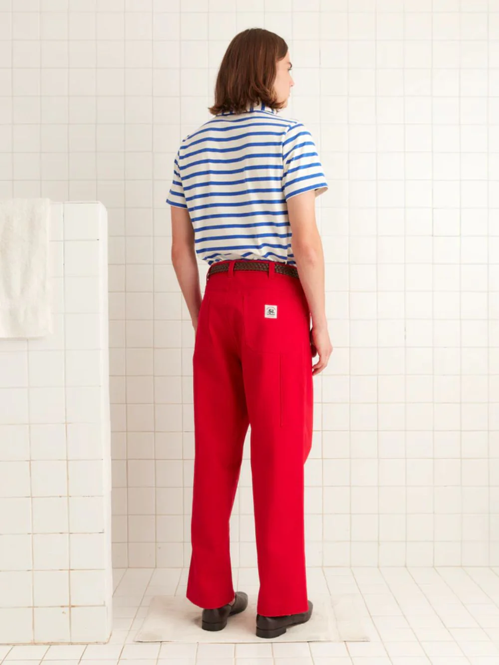 Red Spring Twill Knolly Brook Trousers - Image 3