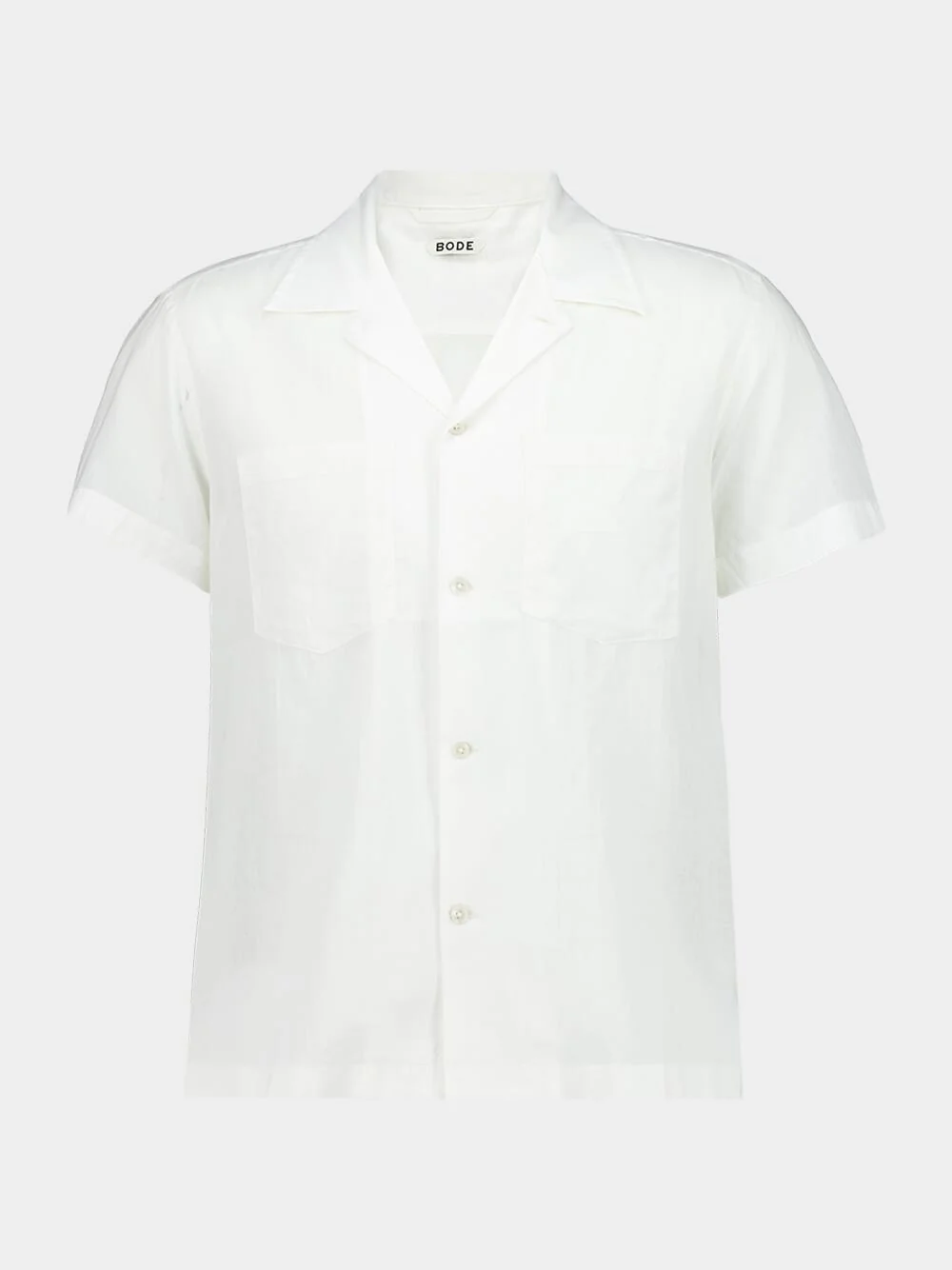White Voile Short Sleeve Shirt