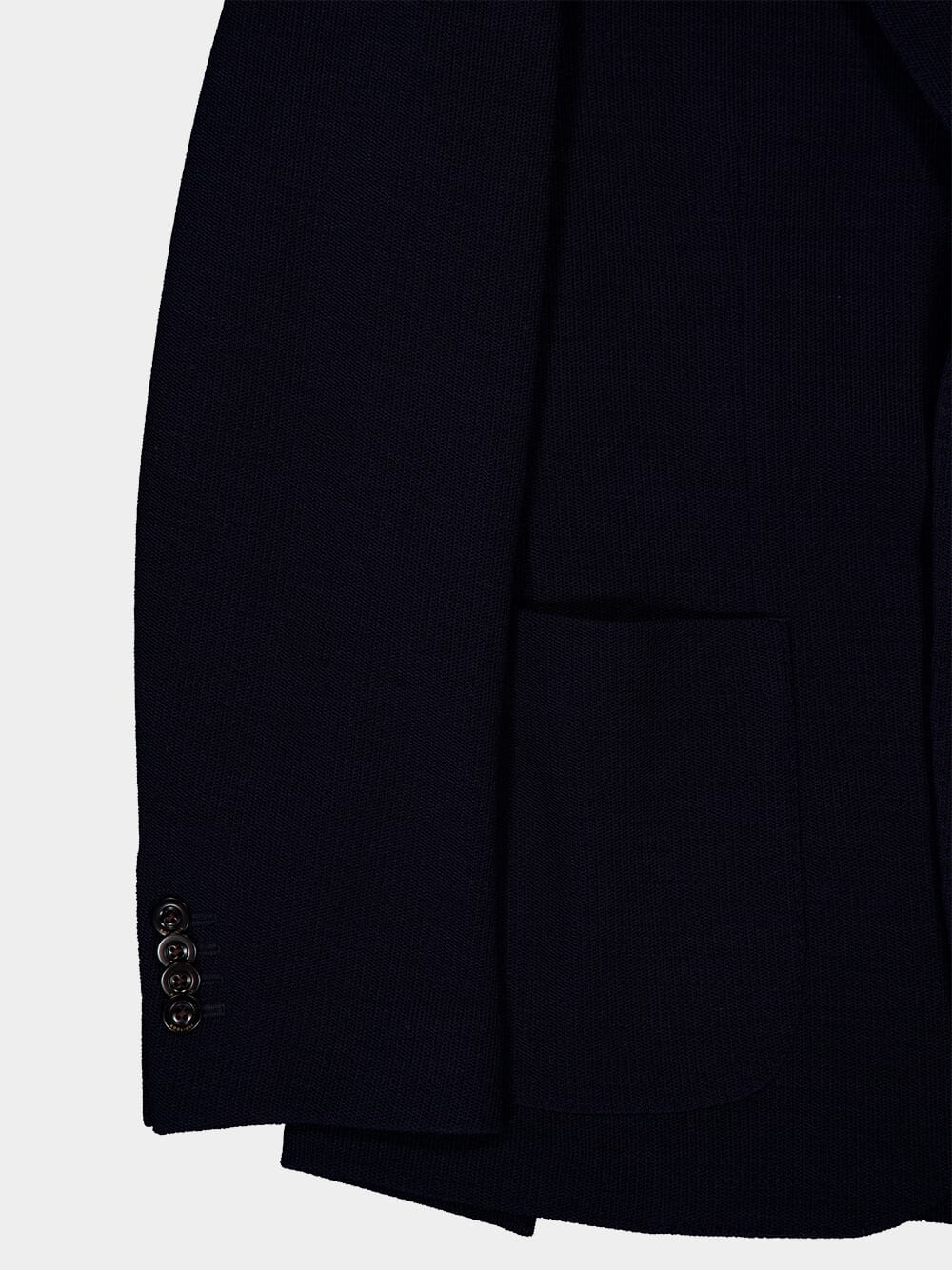 Blue Single-breasted Wool Blazer - Image 4