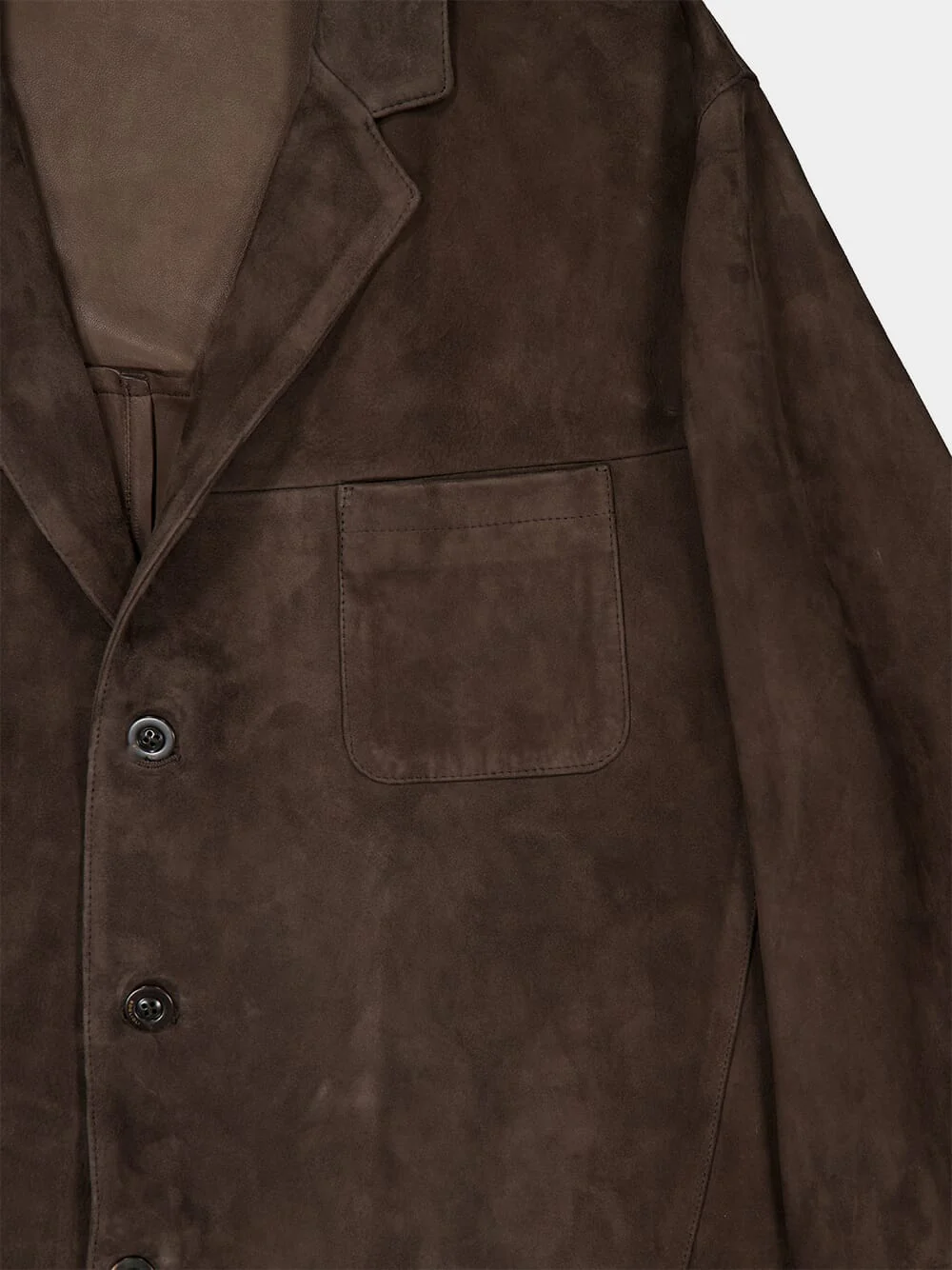 Brown Suede Shirt Jacket - Image 5
