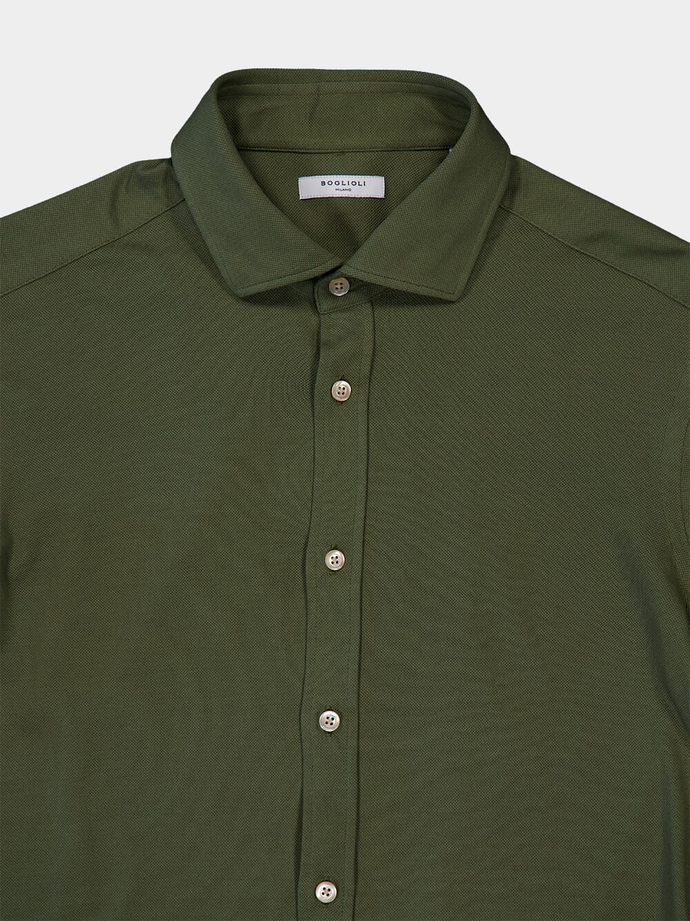 Classic Collar Cotton Shirt - Image 3