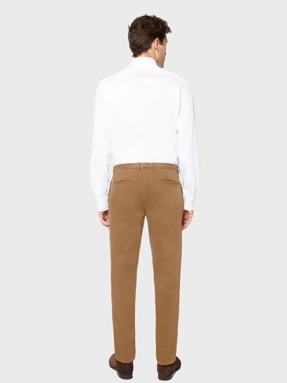Beige Cotton Trousers - Image 4