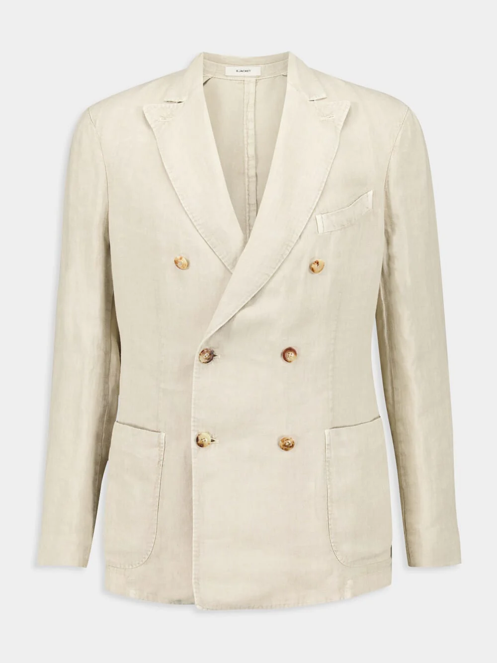 Beige Linen Suit