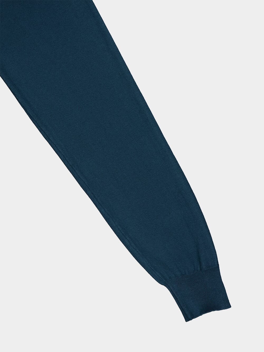 Blue Cotton Crew Neck Sweatshirt - Image 4