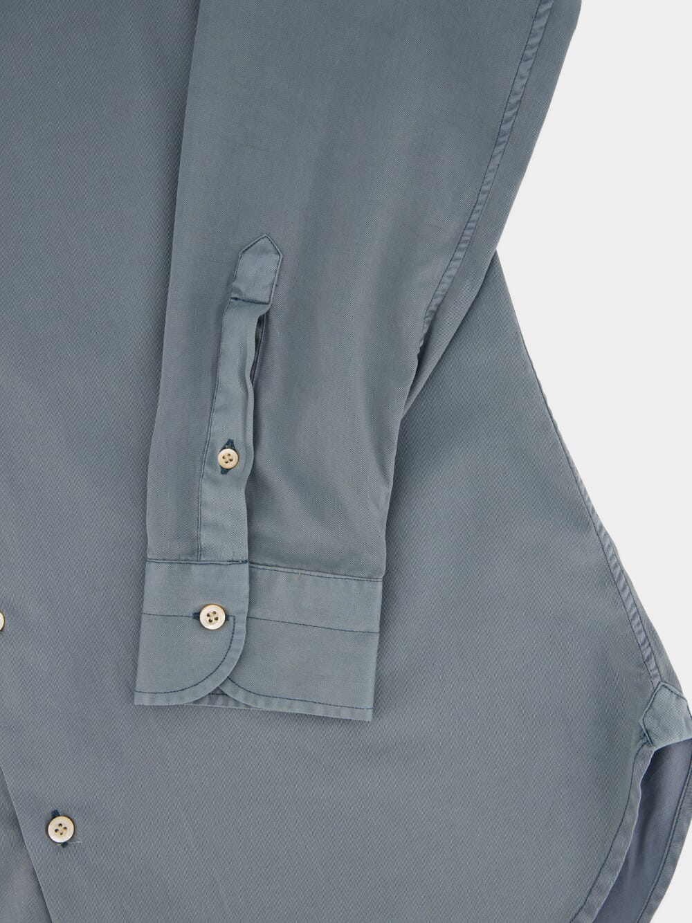 Light Blue Lyocell Button-Up Shirt - Image 4