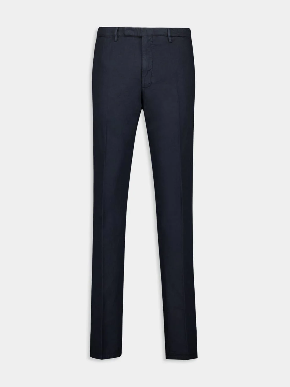 Navy Blue Cotton-Linen Full Suit - Image 3