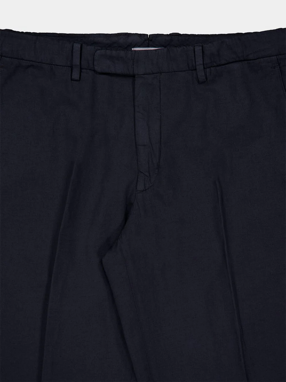 Navy Pressed-Crease Trousers - Image 3