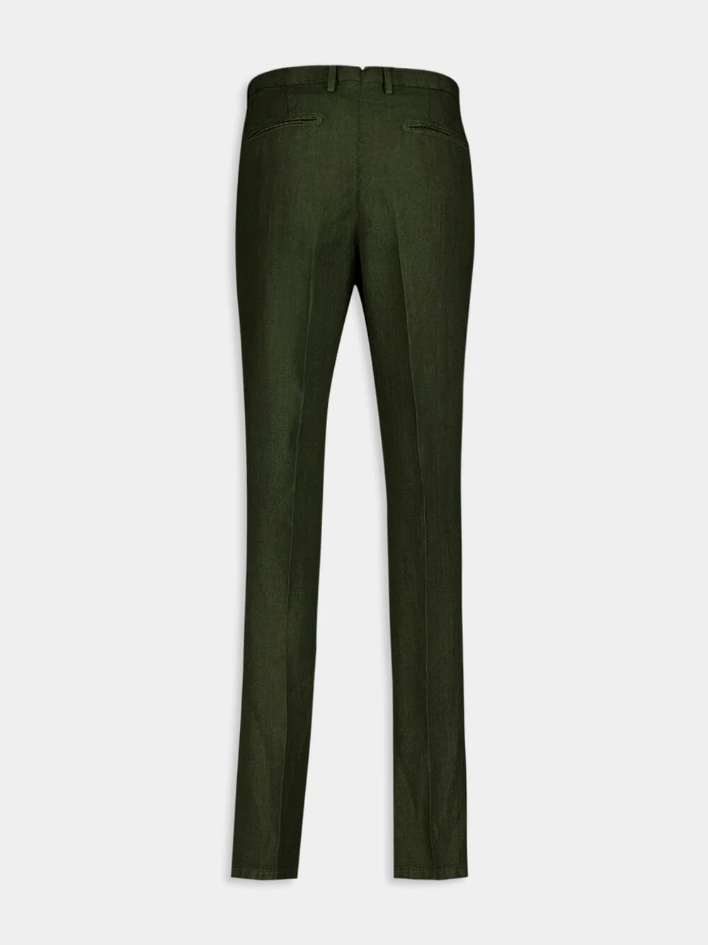 Olive Green Linen Suit - Image 4