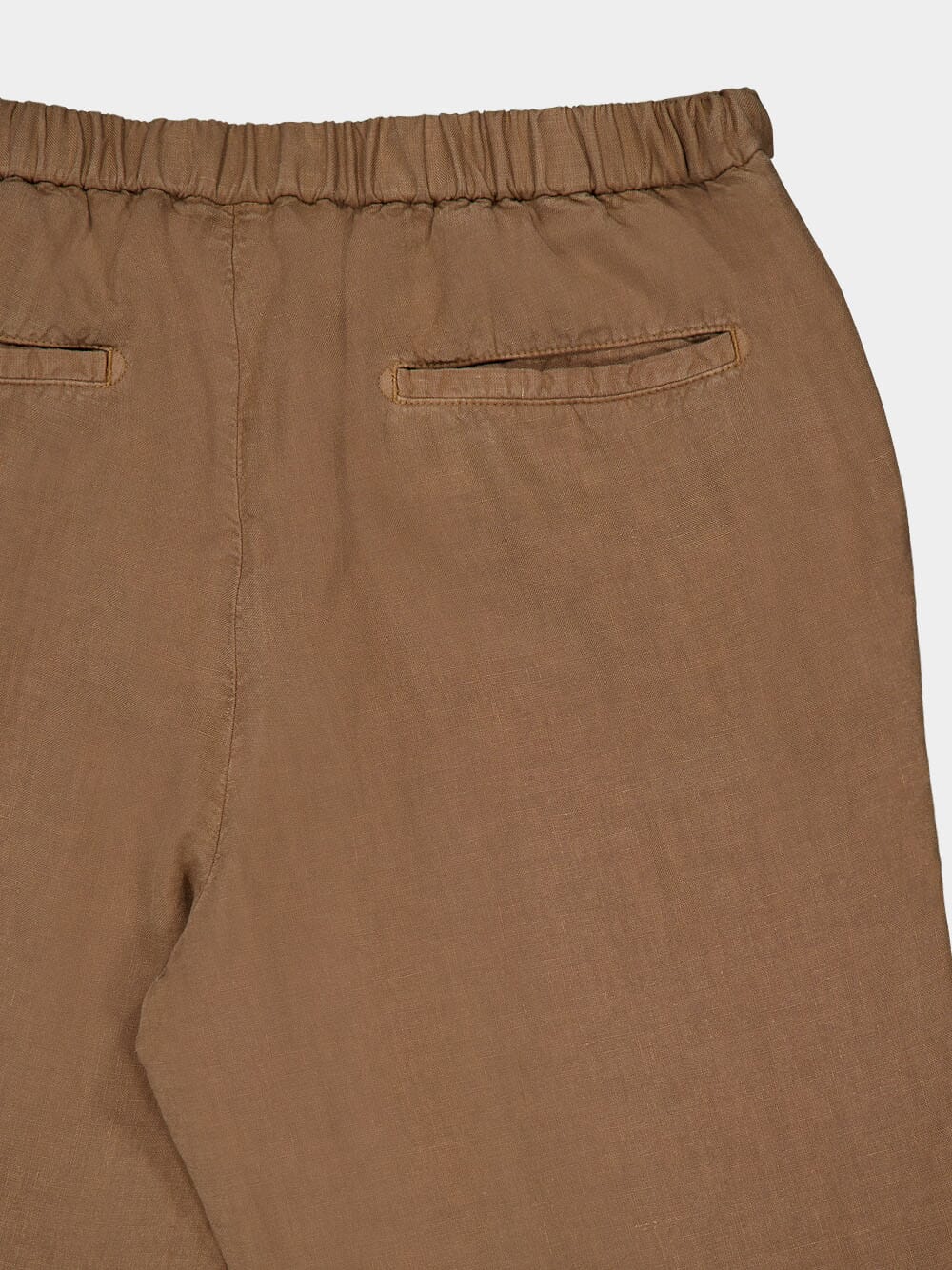 Sand Tailored Linen Trousers - Image 4
