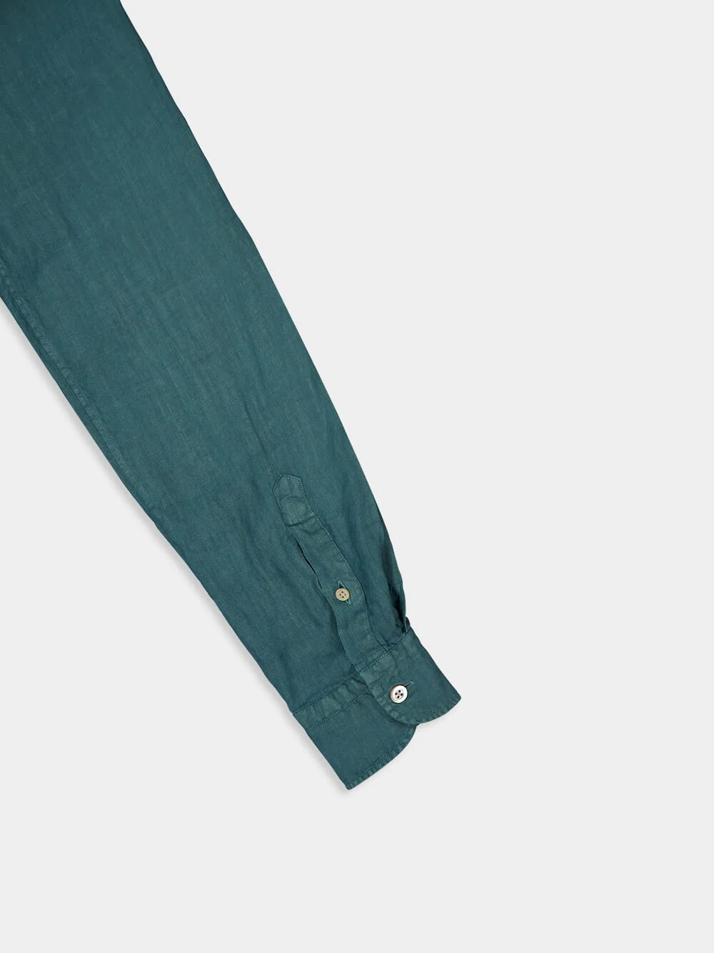 Teal Linen Shirt - Image 5