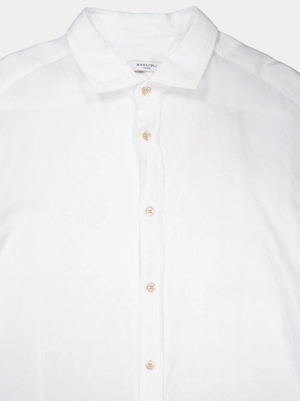 White Linen Classic Shirt - Image 3