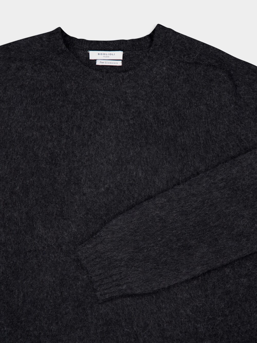 Wool and Cashmere Dark Grey Sweater - Image 3