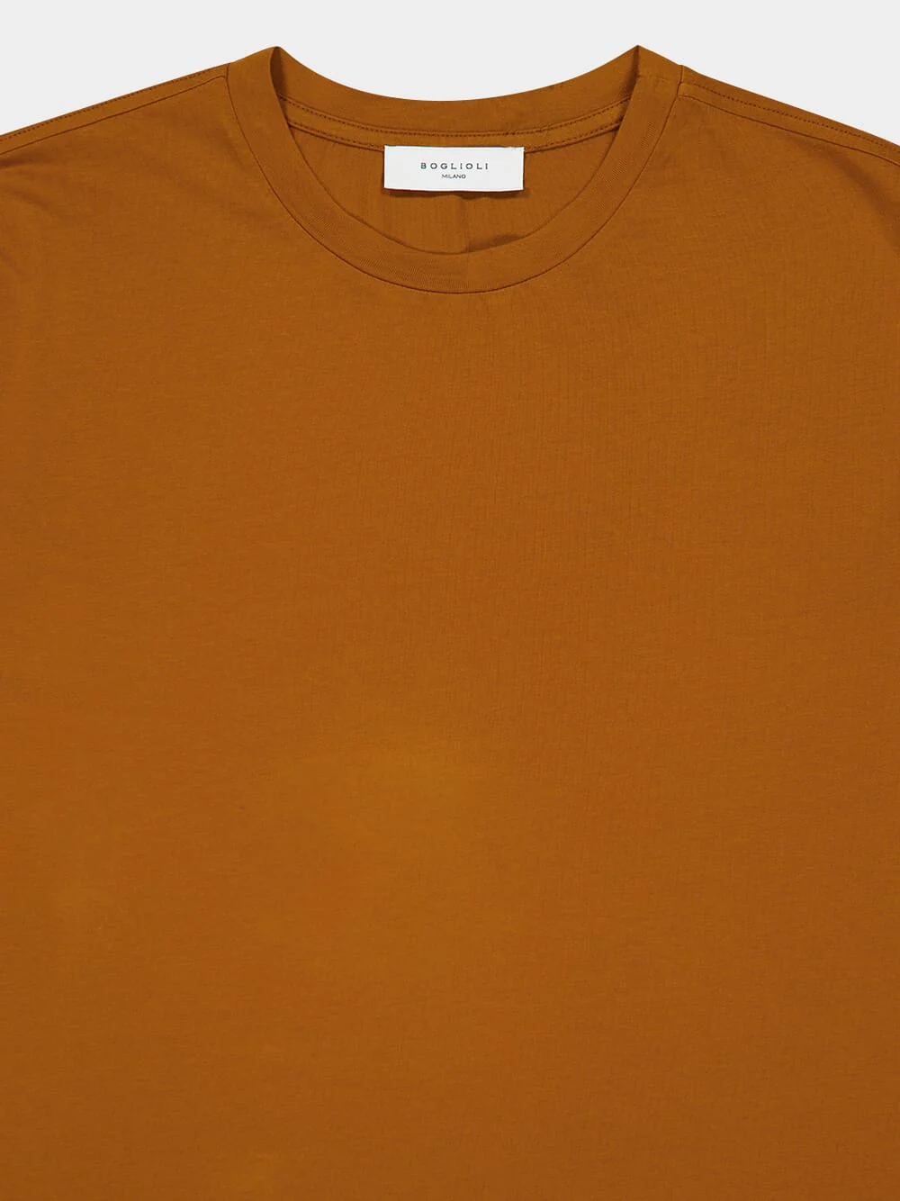 Copper Cotton Crew Neck T-Shirt - Image 3
