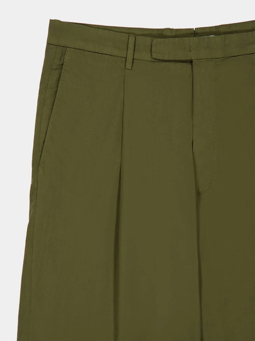 Khaki Cotton Bermuda Shorts - Image 3
