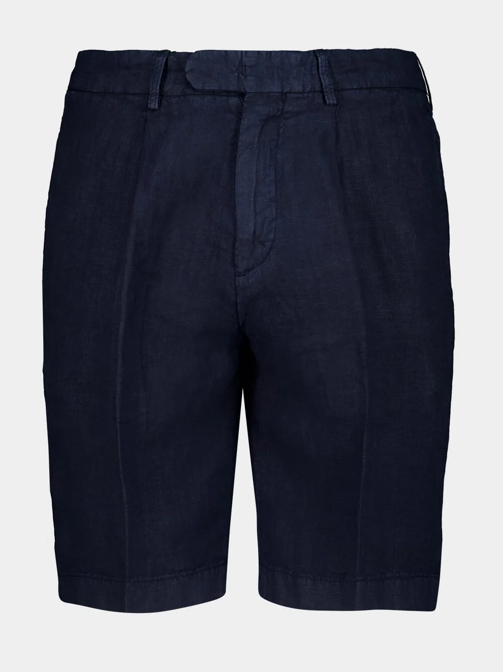 Navy Blue Linen Shorts