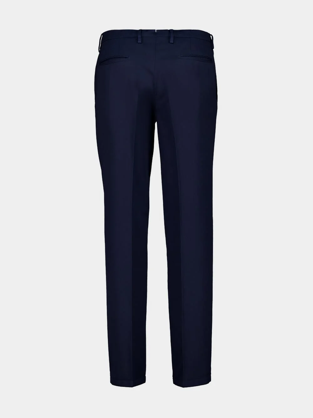 Navy Blue Virgin Wool 2-Button Suit - Image 6