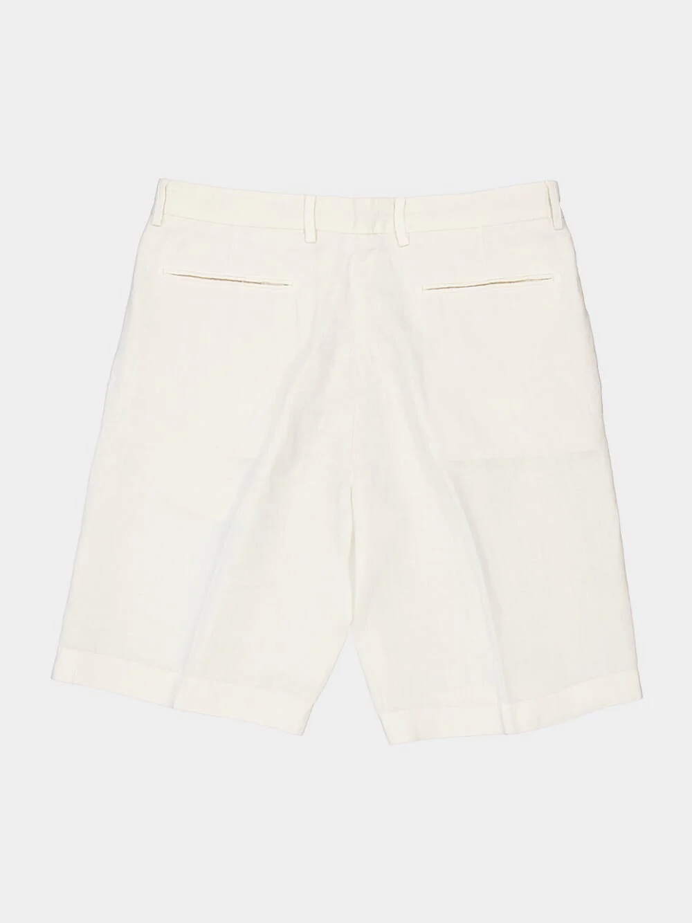 White Linen Shorts - Image 6